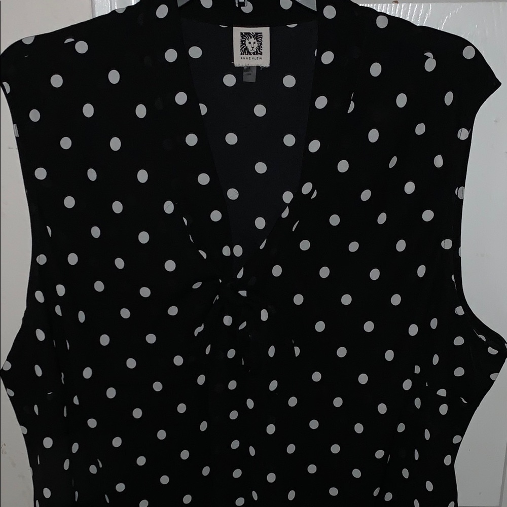 Polka dot blouse